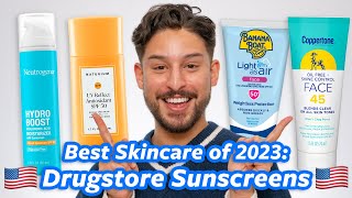 BEST American Drugstore Sunscreens and Best Mineral Sunscreens of 2023 [upl. by Frannie]