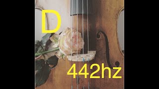 Cello Drone D 442hz [upl. by Montana]