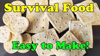 How to Make Hardtack  How to Store Hardtack  Taste Test [upl. by Hamann]