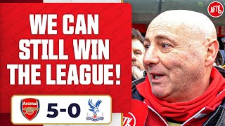 We Can Still Win The League Julian  Arsenal 50 Crystal Palace [upl. by Goldarina]