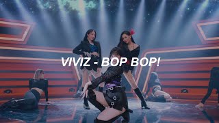 with MV VIVIZ 비비지  BOP BOP Easy Lyrics [upl. by Pattie]