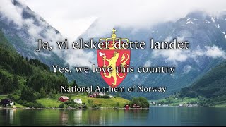 National Anthem Norway  Ja vi elsker NEW VERSION [upl. by Ynaitirb333]