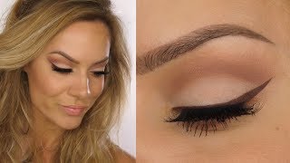 Nude Soft Cut Crease  Matte Natural Eye Makeup Tutorial  Shonagh Scott  ShowMe MakeUp [upl. by Reinal]