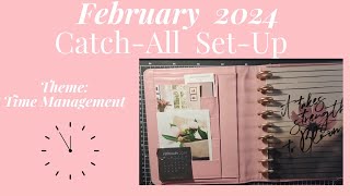 Planner Set up for Catch All Planner Febrary 2023 [upl. by Abernathy]