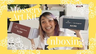 UNBOXING  Mossery Sybilline Meynet Gouache Kit amp Tom Haugomat Paint Marker Kit [upl. by Tarrant]