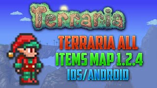 Карта со всеми вещами terraria 1241 на андроид [upl. by Debbee]