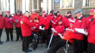 Maesteg Gleeman Male Voice Choir performing [upl. by Eikram803]