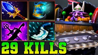 29 Kills Timbersaw With No Death  TimberSaw Dota 2 Mid Lane Guide Gameplay Skill Carry Build 737 [upl. by Alrahs483]