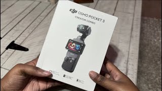 DJI Osmo Pocket 3 Creator Combo Unboxing [upl. by Loy593]