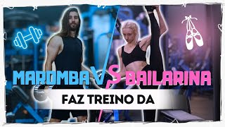 Maromba faz o treino de uma Bailarina Será que ele conseguiu [upl. by Anilahs88]