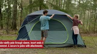 How to Set Up Your Coleman SkyDome 8Person Tent for Family Camping [upl. by Moore]