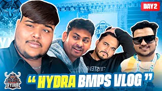 JOB IS NOT DONE YET 🐉  BMPS DAY 2 VLOG 🔥 HYDRA ESPORTS MOTIVATED ❤️ [upl. by Tiedeman]