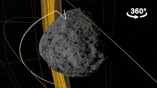 A Web Around Asteroid Bennu in 360° [upl. by Noam]