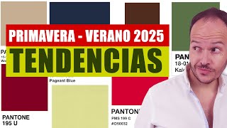 COLORES TENDENCIA PRIMAVERA VERANO 2025 mujer y hombre [upl. by Adlesirg721]