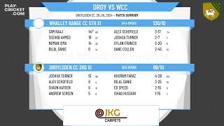 Droylsden CC 3rd XI v Whalley Range CC 5th XI [upl. by Merriam]