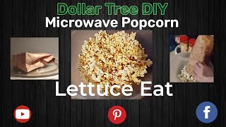 Dollar Tree Microwave Popcorn popcorn dollartree snack lettuceeat [upl. by Watters]