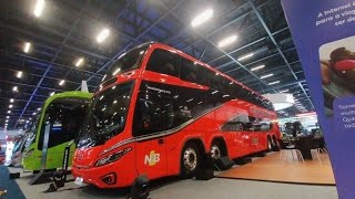 NOVO BUSSCAR NB1 PANORÂMICO DD  MERCEDES BENZ  LAT BUS 2024 EM SÃO PAULO  SP [upl. by Burck213]