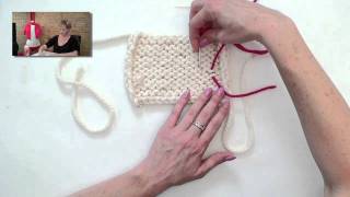 Knitting Help  Weaving in Ends [upl. by Mylander]