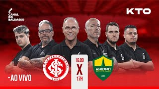 AO VIVO SUPER JORNADA KTO INTERNACIONAL X CUIABÁ  CAMPEONATO BRASILEIRO  205 [upl. by Noit]