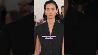 FIRST LOOK AT FERRAGAMO LINA ZHANG OPENS THE SHOW shorts [upl. by Yenar]