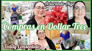 VLOGPlaticando con UstedesFuimos a Dollar Tree💵HAUL🛍 Teddy Consentido🐶 [upl. by Salvay112]