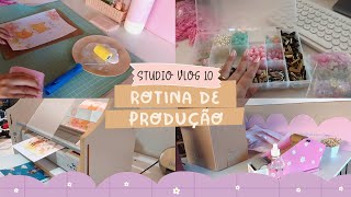 studio vlog 10🌻✨Rotina de Produção comprinhas organização e bate papo [upl. by Egrog657]