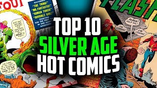 Top 10 ALL TIME SILVER AGE Comic Books  Overstreet 48th Edition 2018 [upl. by Nyrak]