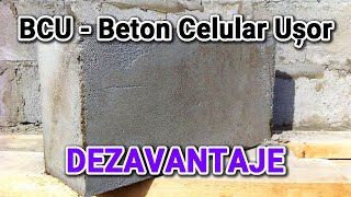 Dezvantajele BCU – Beton Celular Usor – Penobeton penobloki пеноблок пенобетон [upl. by Kerat]