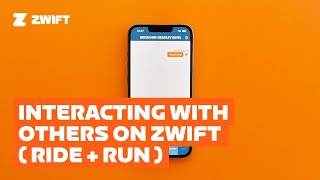 Interacting with Others on Zwift [upl. by Ylecara638]