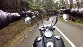 On board my Harley Davidson dyna street bob LOUD HDGOPRO [upl. by Aicilla]