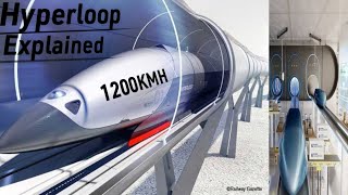 Hyperloop virgin 1200KMH explained world fastest Train In India in Dubai in America Elon musk [upl. by Solohcin]