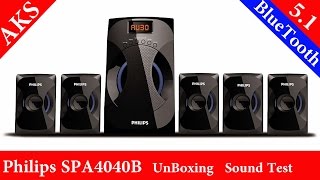 Philips SPA4040B 51 UnBoxing Sound Test by AKS [upl. by Ignatz835]