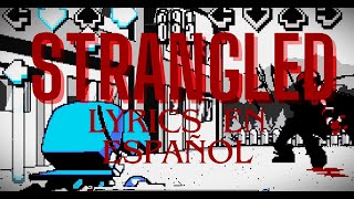 Strangled Lyrics Español  FNF vs Pokepasta Perdition [upl. by Aprilette]