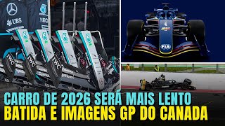 F1 2024  HAMILTON FALA QUE CARRO DE 2026 SERÃ MAIS LENTO  ASAS DIANTEIRAS E TRASEIRAS  GP CANADA [upl. by Aneehsirk]