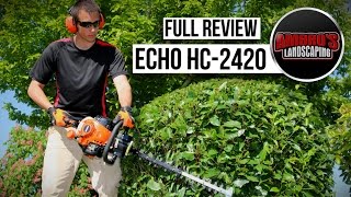 Echo HC2420 Hedge Trimmer Review [upl. by Llehcram]