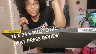 16 x 24 E Photo Inc Heat Press Review heatpress sublimation [upl. by Enimrac]