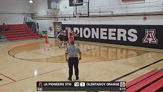 Jonathan Alder 5th Grade Girls Basketball vs Olentangy Orange [upl. by Frasier]