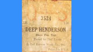 Deep Henderson Blues QRS Player Piano Roll [upl. by Perrin]