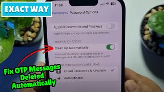 Fix OTP Messages Deleted Automatically on iPhone after iOS 18 Update [upl. by Elag]