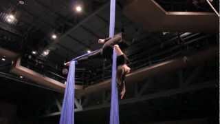 How To  Rebecca Split  Aerial Silks [upl. by Hamforrd752]