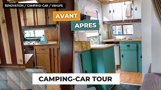 VLOG 12 Camping car tour  Présentation de notre camping car après 6 mois de rénovations [upl. by Livingstone752]