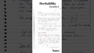 Heritability  Heritability in plant breeding  Heritability Genetics csirnet genetics shorts [upl. by Kreiker]