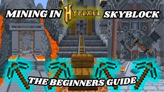 The ULTIMATE Guide To Early Game MINING In HYPIXEL SKYBLOCK [upl. by Donalt]