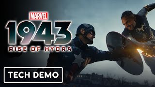 Marvel 1943 Rise of Hydra Captain America amp Black Panther Game  Unreal Engine 54 Tech Demo [upl. by Aerdnaid]