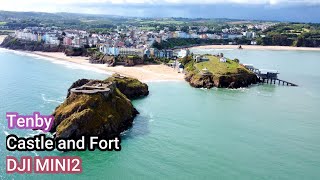 Tenby and Fort DJI MINI2 Walia [upl. by Eyak]