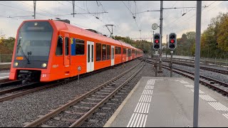 Bahnverkehr in Worblaufen 02112023 [upl. by Schweiker]