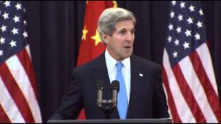 Tearful John Kerry Says Wife Is Improving [upl. by Trudi]