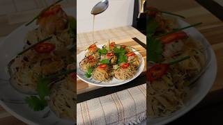 Cherrystone Clams with Vermicelli Noodles 🦪🍜 shorts cooking [upl. by Anoik30]