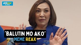 Mega Star Sharon cuneta reacts to Balutin mo ako meme [upl. by Landing]