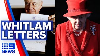 Whitlam dismissal letters to be released  Nine News Australia [upl. by Leoy]